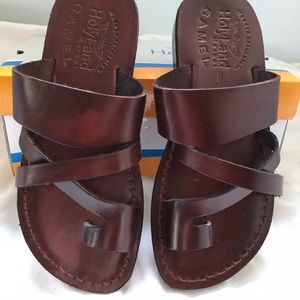 Holy Land Market Unisex Leather Flip flops